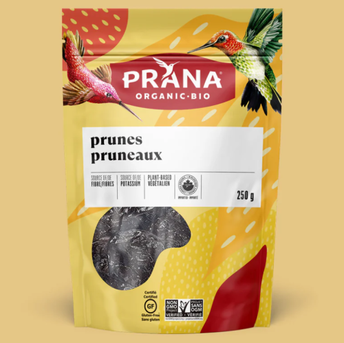 Prana Prunes, Pitted, Organic, 6/250g