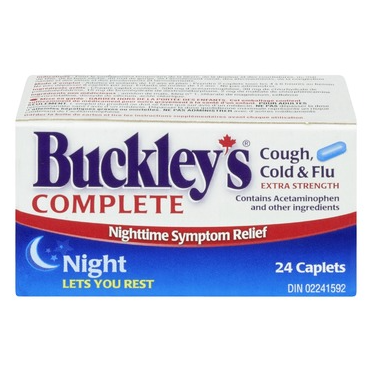 Buckley's Ex-Stength Cough Cold & Flu Night, 24 Caplet