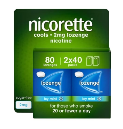 Nicorette Loz Mint 2mg, 80