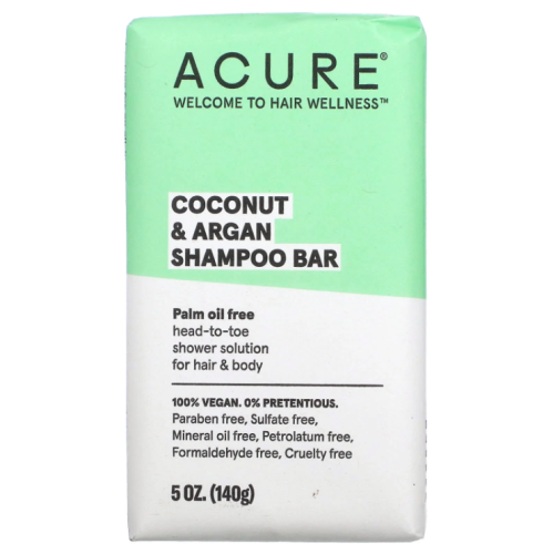 Acure Shampoo Bar Coconut & Argan, 140g