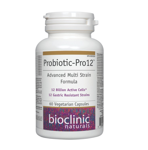 Bioclinic Naturals Probiotic-Pro12 · 12 Billion Active Cells, 60 VCaps