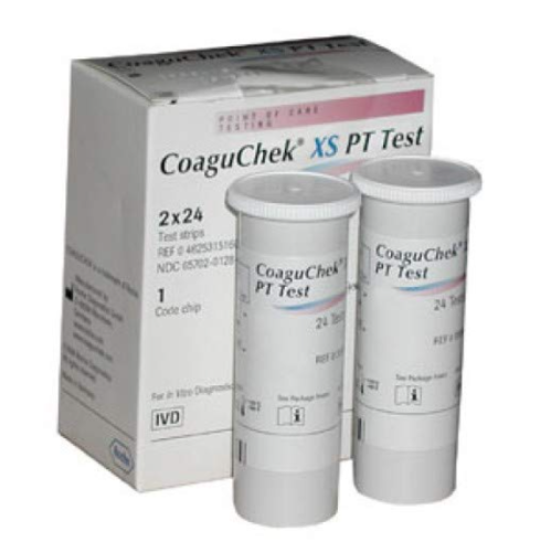 Roche Coaguchek Xs Pt Test Strips 24