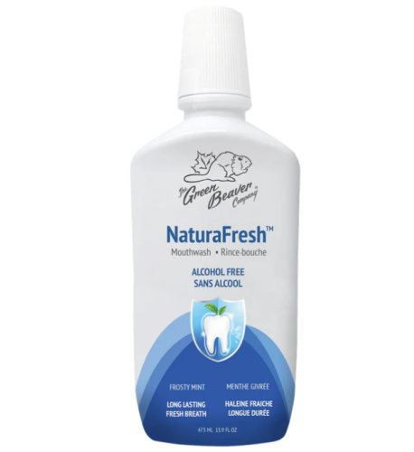 Green Beaver NaturaFresh Mouthwash Frosty Mint, 473ml