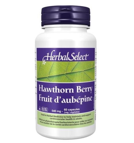 Herbal Select Hawthorn Berry 540mg, 60vcap