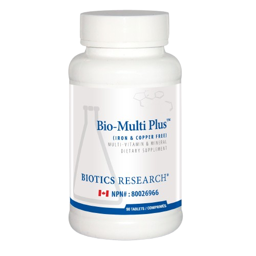 Biotics Research Bio-Multi Plus Iron & Copper Free, 90T