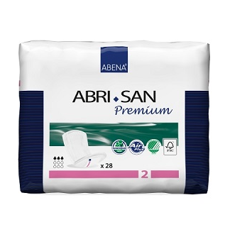 Abena Abri-San Premium Bladder Control Pads Level 2, 28's