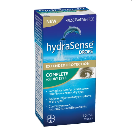 Hydrasense Complete Eye Drops, 2x10ml