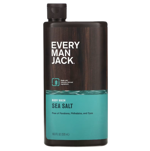 Every Man Jack Body Wash Sea Salt, 500ml