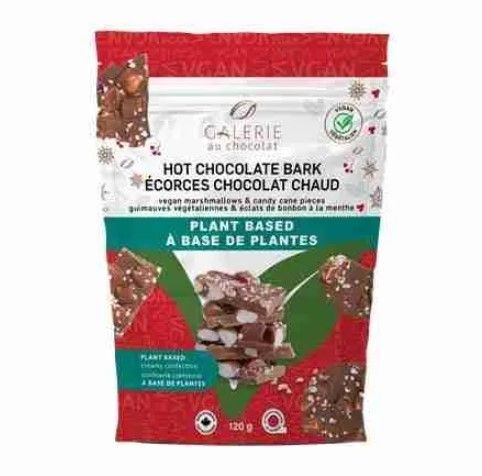 Galerie Au Chocolat H Vegan Holiday Hot Chocolate Bark, 6 x 120g