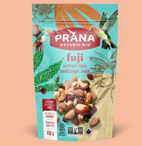 Prana Trail Mix, Fuji, Premium Salty Mix, Organic, 8/150g