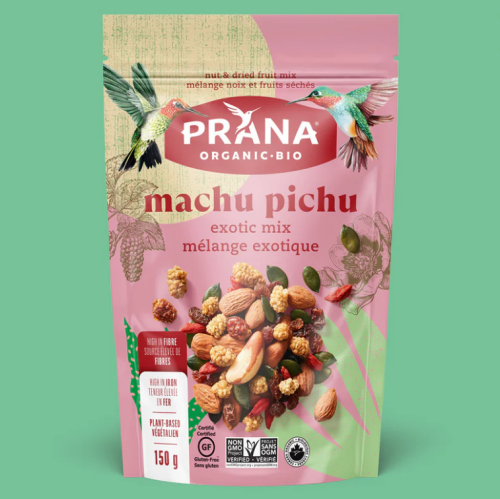 Prana Trail Mix, Machu Pichu, Nuts & Fruits Mix, Organic, 8/150g