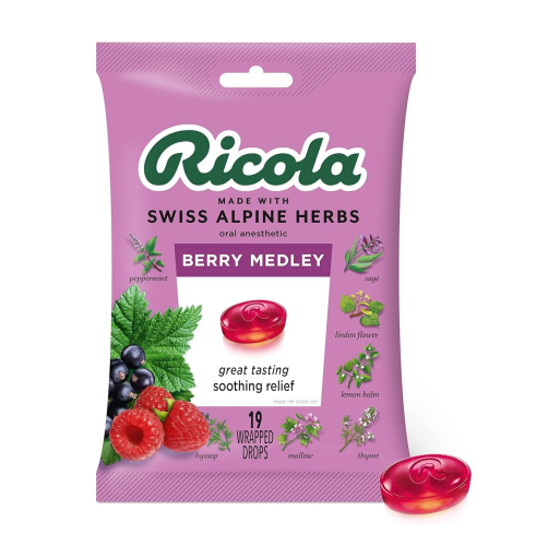 Ricola Lozenges Berry Medley Nsa, 45g