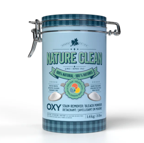 Nature Clean Oxy Stain Remover/Bleach Powder Tin, 1.4kg