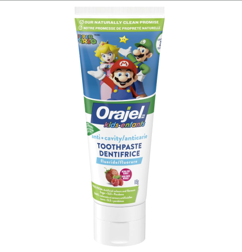 Orajel Toothpaste Super Mario Anticavity, 119g