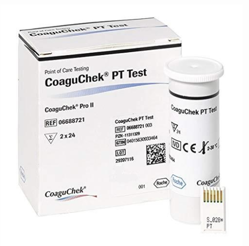 Roche Coaguchek Test Strip 2x24