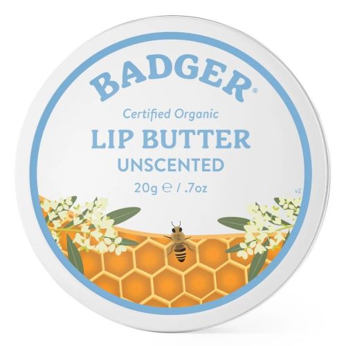 Badger Lip Butter - Unscented, 19.8g