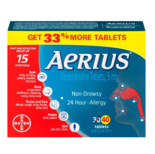 Aerius Tb 5mg Bonus, 30+10