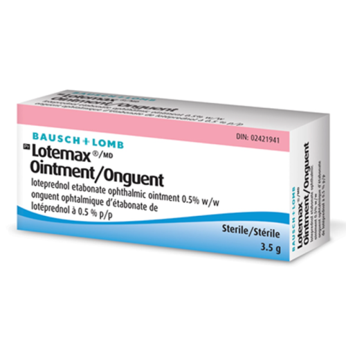 Bausch & Lomb Lotemax Ophthalmic Ointment 0.50%, 3.5g