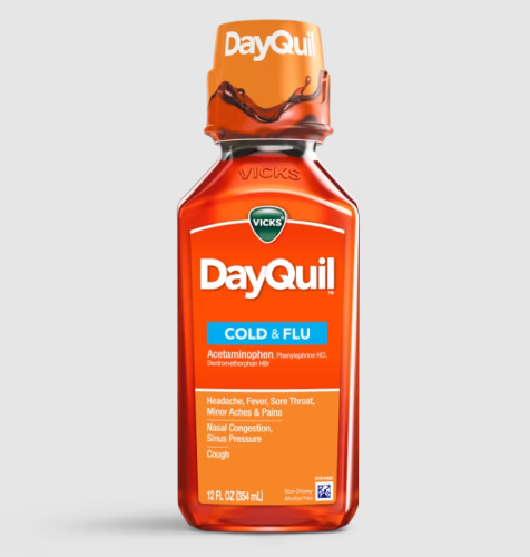 Vicks Dayquil Cold & Flu 650mg/30ml, 354ml