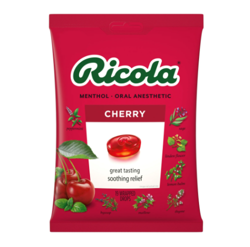 Ricola Lozenges Cherry Bag, 19