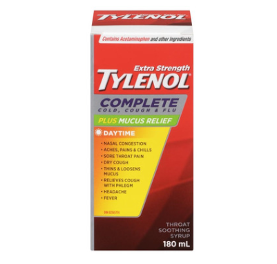 Tylenol Complete Cough/Cold/Flu Extra Strength, 180ml