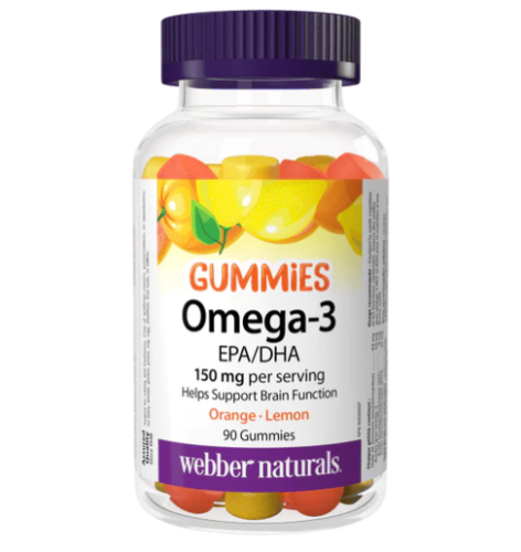 Webber Naturals Omega-3 50mg, 90 Gummy 