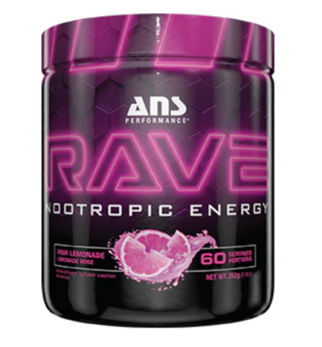 ANS Performance RAVE Nootropic - Pink Lemonade, 252g