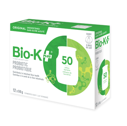 Bio-K Fermented Dairy, Probiotic, Original, Unsweetened (gluten-free), 12/98g