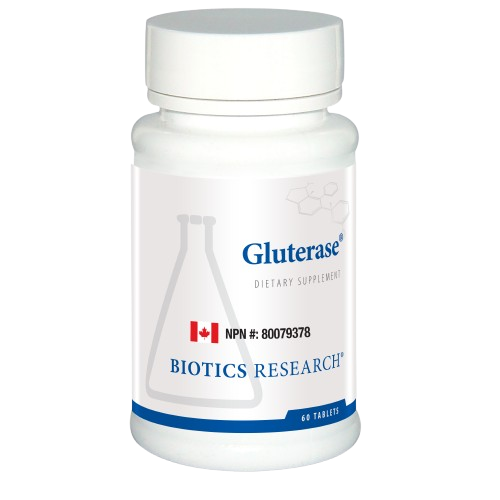 Biotics Research Gluterase **NEW, 60 tablets