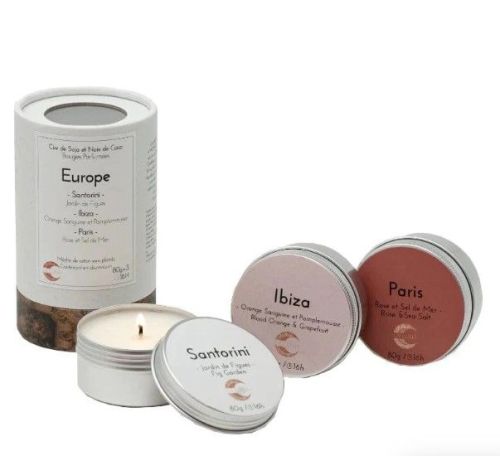 La Luna Europe Discovery Candle Kit, 3x80g