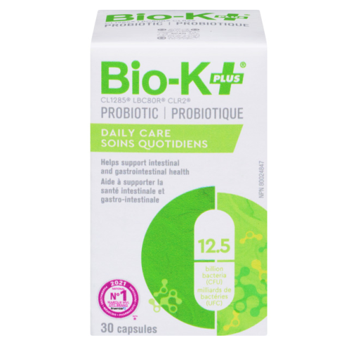 Bio-K Probiotic, Daily Care (12.5 Billion CFU) (shelf-stable/vegan), 30 ct