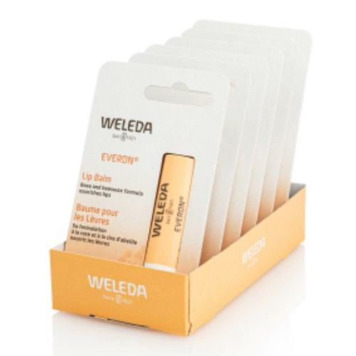 Weleda Everon Lip Balm Tray, 6 x 5g