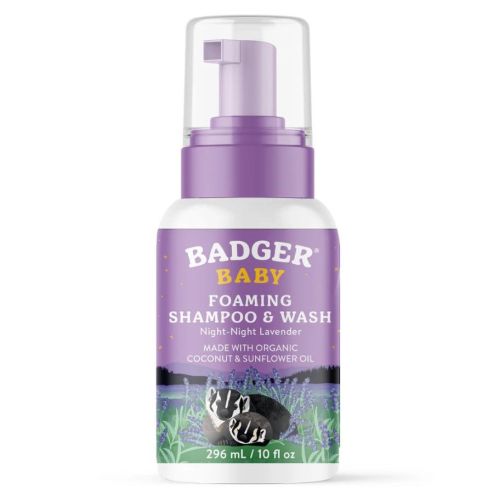 Badger Baby Night Night Shampoo & Wash, 296ml