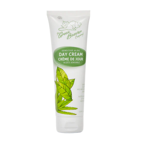 Green Beaver Sensitive Aloe, Day Cream, Aloe Vera and Green Tea 120ml