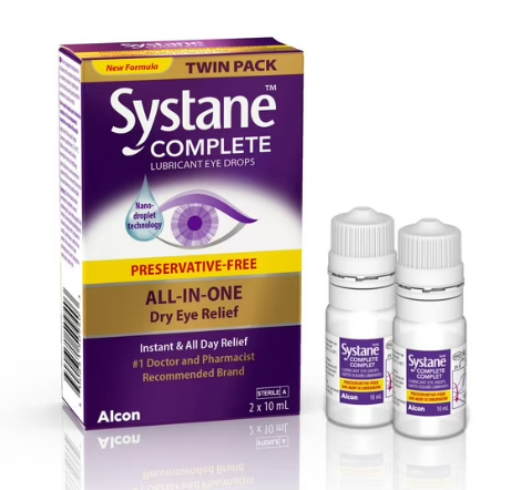 Systane Complete Preservative Free Twin, 2x10ml