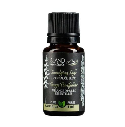 Island Essentials Essential Oil Blend, Pure, Smudging Sage, 15ml