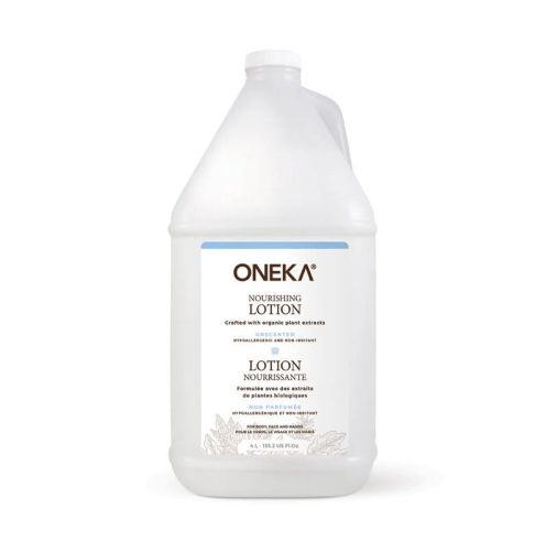 Oneka Body Lotion, Unscented, Bulk Refill (plastic jug), 4L