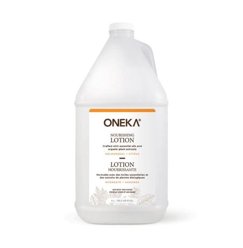 Oneka Body Lotion, Goldenseal & Citrus, Bulk Refill (plastic jug), 4L