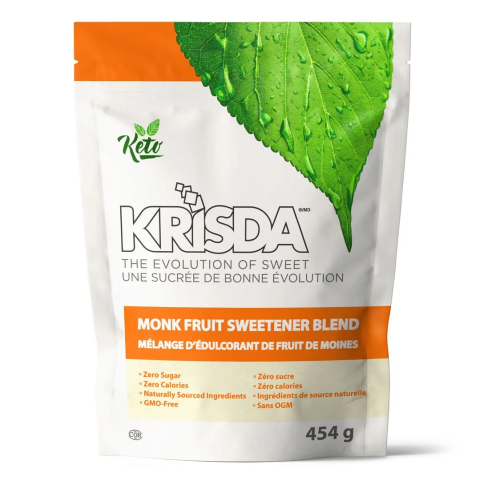 Krisda Monk Fruit Sweetener Blend, 6/454g
