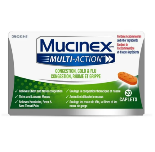 Mucinex Cold & Sinus Tb, 20