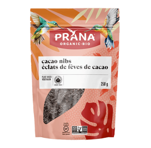 Prana Cacao Nibs (Raw Chocolate), Organic (NGM), 6/250g