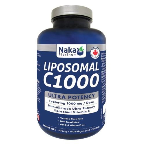 Naka Liposomal C1000, 180 Softgels