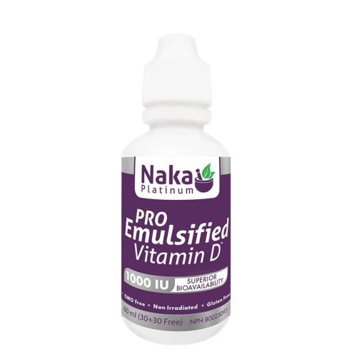 Naka Platinum Pro Emulsified Vitamin D, 60ml