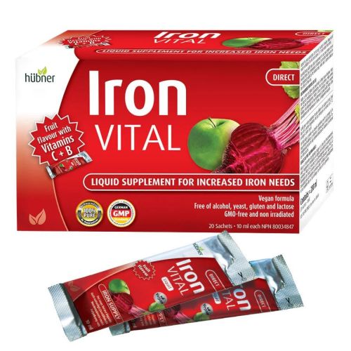 Hubner Iron Vital F, 20 sachets (10ml each)