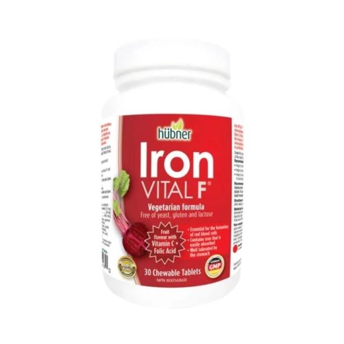 Hubner Iron Vital F, 30 Chewable Tablets