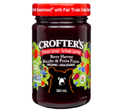 Crofter's Organic Berry Harvest Spread, 383mL