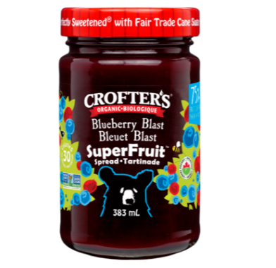 Crofter's Organic Blueberry Blast Spread, 383mL