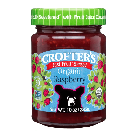  Crofter's Organic Just Fruit Raspberry, 235mL