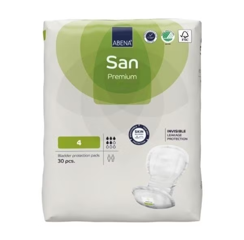 Abena San 4 Premium Protective Pads, 30's