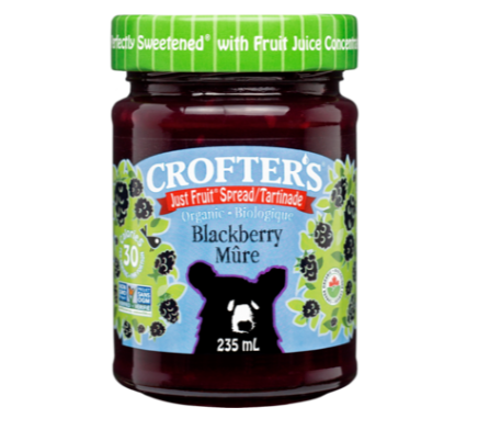 Crofter's Organic Just Fruit Blackberry, 235mL